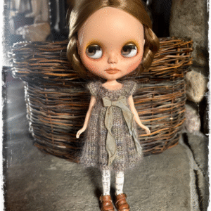 Neo Blythe Knitted Silk, Mohair and Merino Ribbed  Dress - Shades of Gray