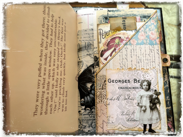 Vintage Eclectic Hardcover Junk Journal - Image 8